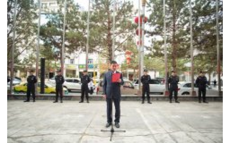 庆贺祖国70华诞，爱游戏最新官方网站爱游戏最新官方网站举行升旗仪式！